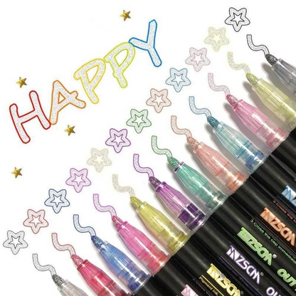 Colorful Magic Outline Pens Set - KNOOPER