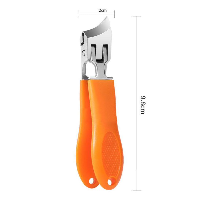 Wide Jaw Opening Anti-Splash Slanted Nail Clipper